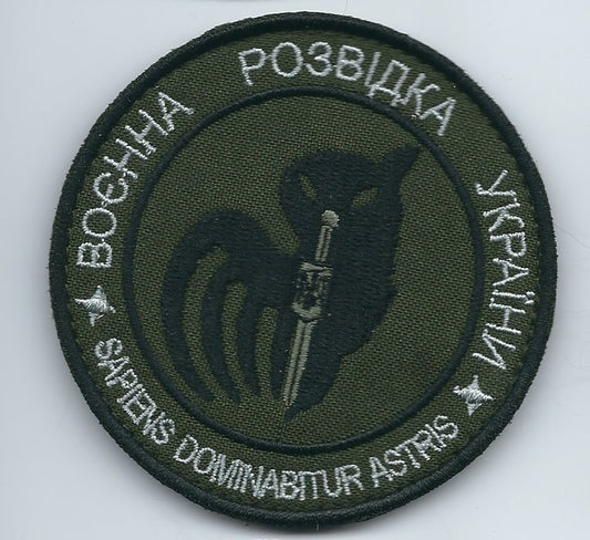 UKRAINE - ARMY  Military Intelligence Black  Cat