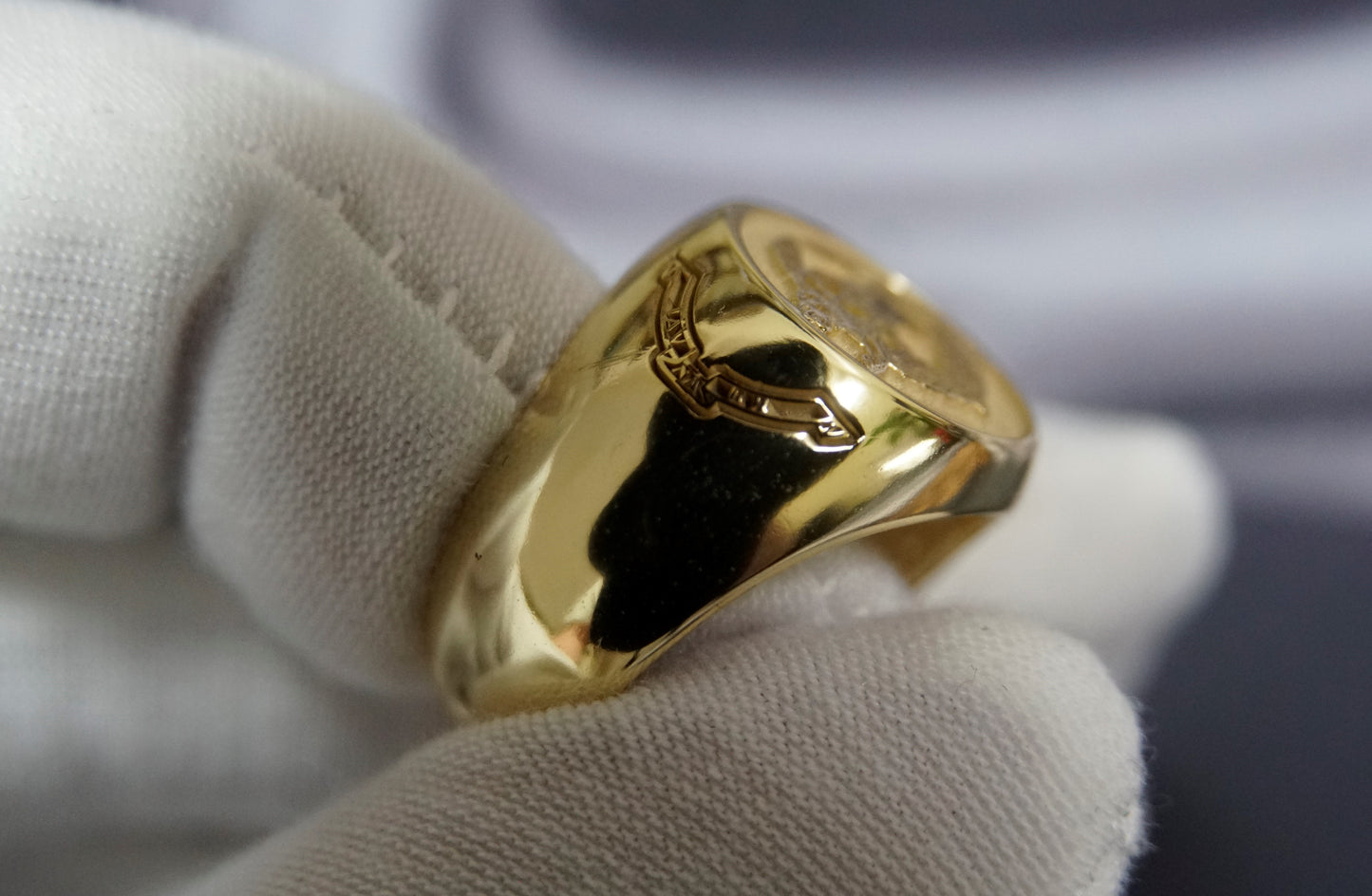 UKRAINE - ARMY Military Ring Special Operations Forces Werewolf (Ukraine) 18k Gold