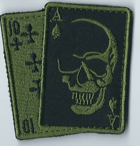 MORALE PATCH Tactical Pair of Card Aces