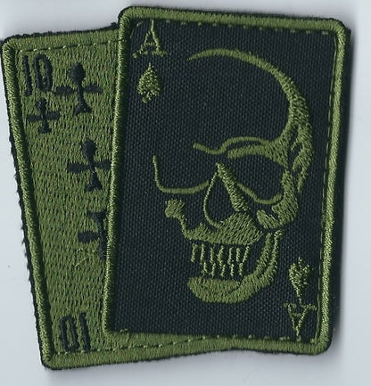 MORALE PATCH Tactical Pair of Card Aces