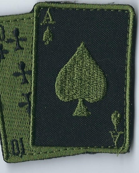 MORALE PATCH Tactical Pair of Card Aces