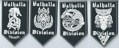 Valhalla Division Viking Protect Symbols PVC  Dragon, Wolf, Boar, Cat Tactical Morale Patch