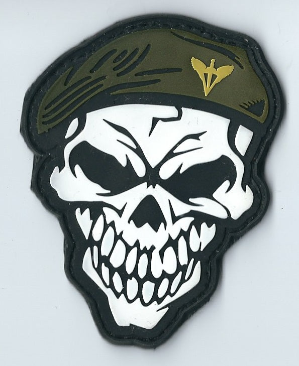 UKRAINE ARMY Airborne PVC Skull patch