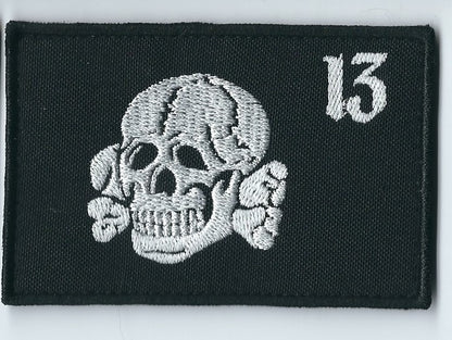 UKRAINIAN ARMY MORALE TACTICAL PATCH SKULL death head totenkopf
