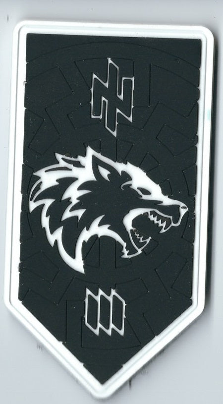 PVC Patch 3rd Separate Assault Brigade Werewolf Black Sun V2