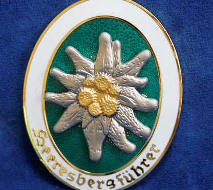Replica Army Mountain Guide Badge, awarded by the German armed forces 1936-45