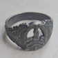A GERMAN  Antipartizan Snake Silver 800 RING