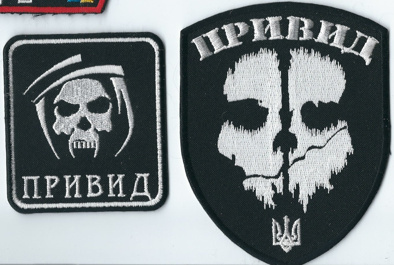 UKRAINE - ARMY UKRAINE Special Ops 93 Brigade. Special Forces Ghost ATO Patch Set of 2