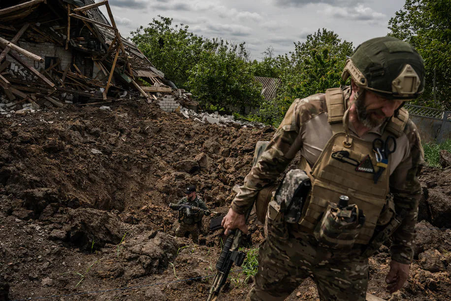 5 UKRAINIAN UKRAINE MILITARY ARMY PATCH INTELLIGENCE SWAT SRT UNIT KRAKEN  💙💛
